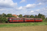 Schienenbus hat freie Fahrt bei Hohenstadt (Bild: Steffen Remmel, 29.09.2007), Plandampf "Übern Buckel". Schienenbus hat freie Fahrt bei Hohenstadt. Strecke: Heidelberg - Bad Wimpfen - Sinsheim - Meckesheim - Neckargemünd - Heidelberg
