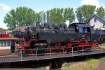 Dampflokomotive BR 64 419 (Bild: Steffen Remmel, 18.05.2007), 8. Kranichsteiner Bahnwelttage im Eisenbahnmuseum Darmstadt-Kranichstein. Dampflokomotive BR 64 419 auf der Drehscheibe des Eisenbahnmuseums.